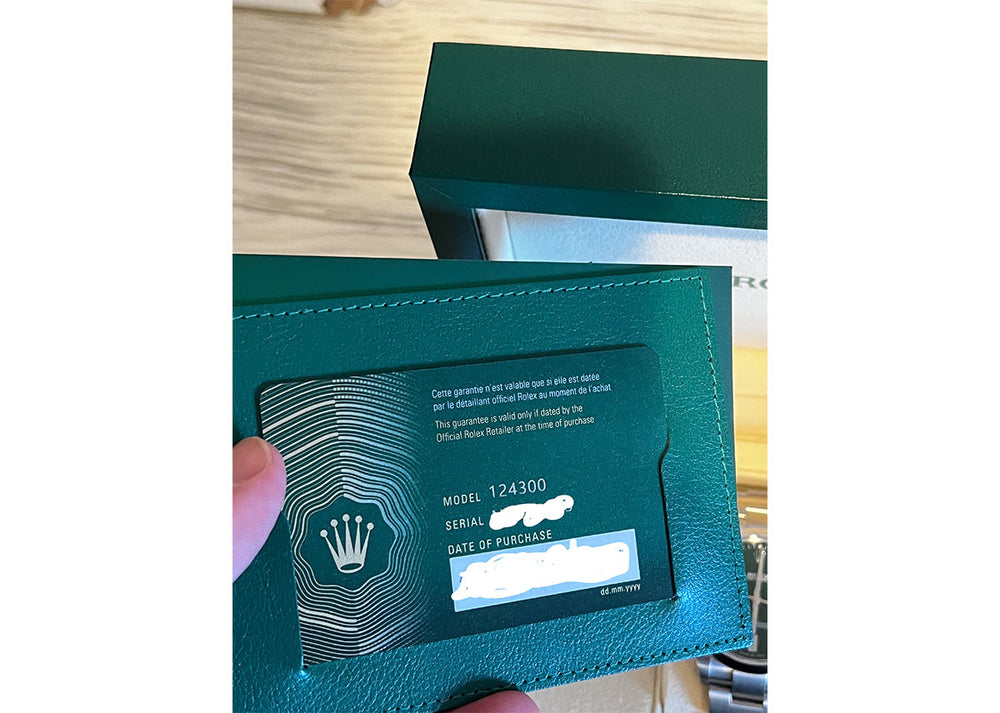 Rolex Oyster Perpetual 41mm 124300 Oystersteel Green Dial