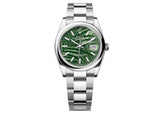 Rolex DateJust 36mm 126200 Oystersteel Olive Green Palm Dial