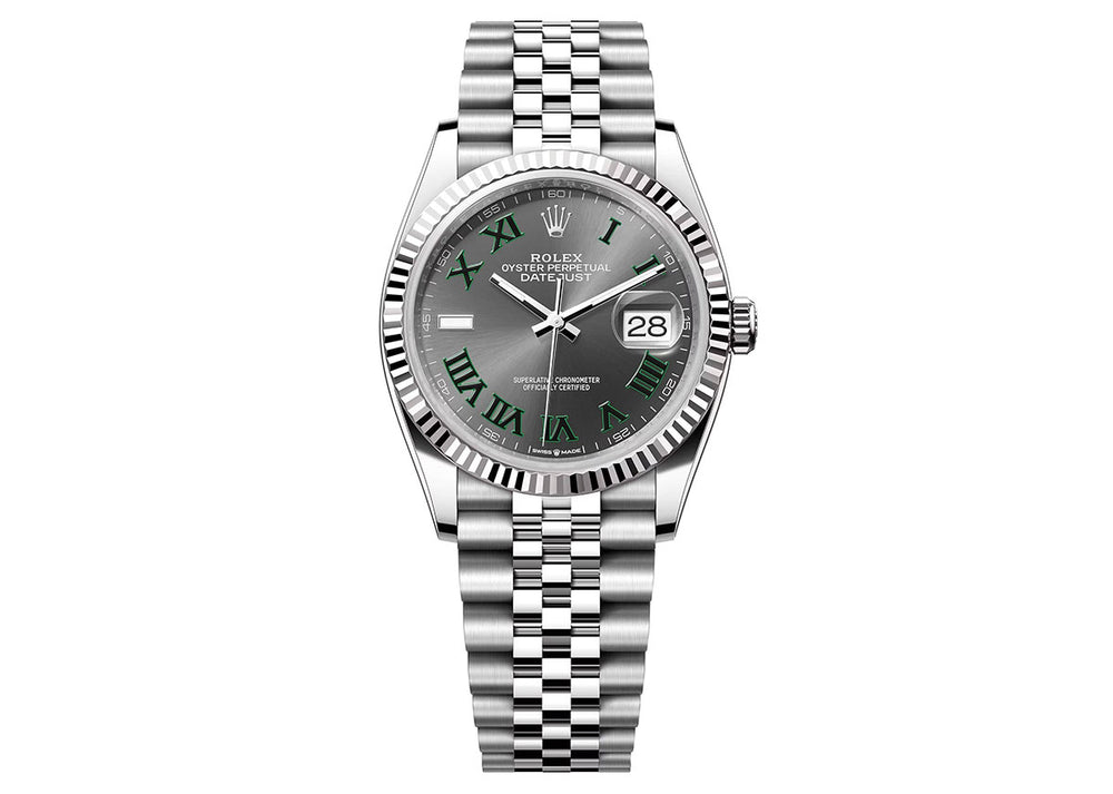 Rolex DateJust 36mm 126234 Oystersteel Jubilee Roman Slate Dial