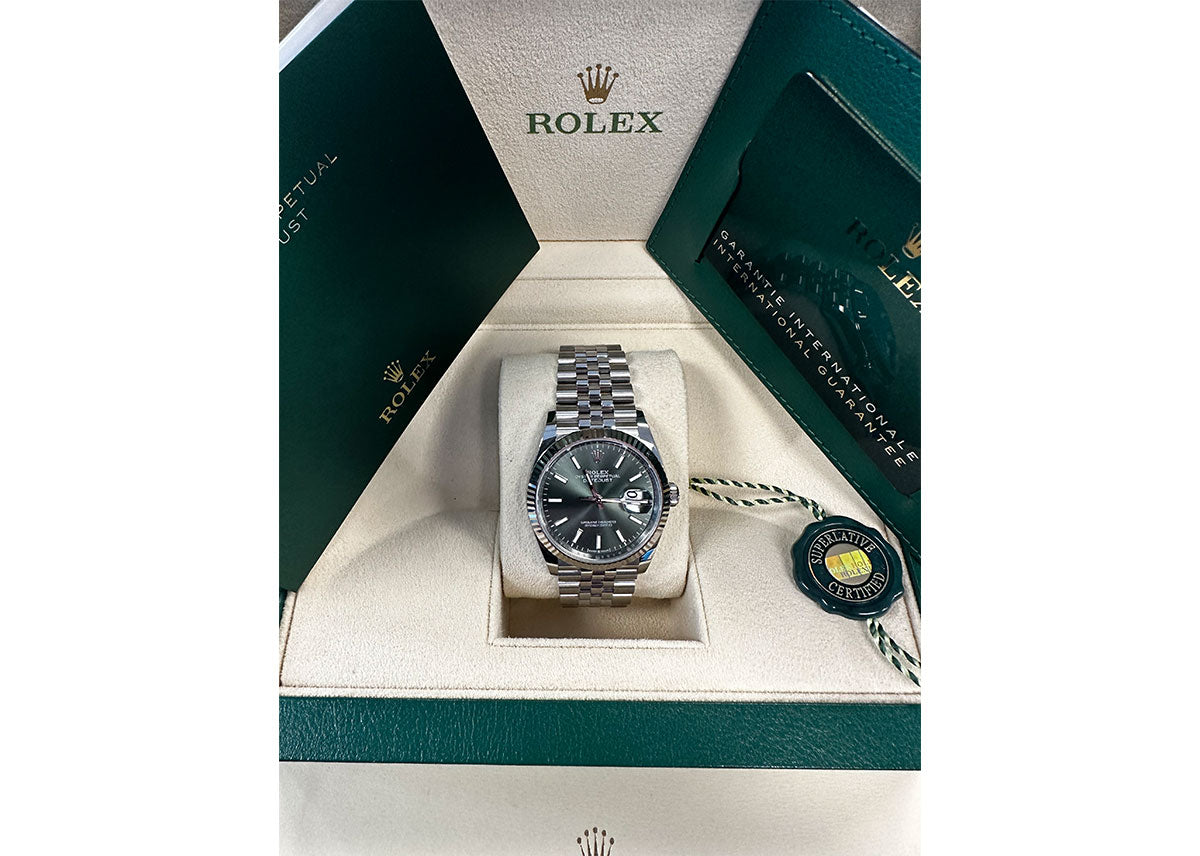 Rolex DateJust 36mm 126234 Oystersteel Jubilee Fluted Bezel