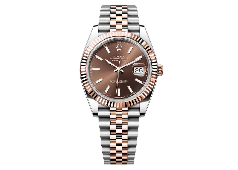Rolex Datejust 41mm 126331 Two-Tone Jubilee Chocolate Dial