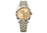 Rolex DateJust 41mm 126333 Oystersteel Jubilee Two-Tone Champagne Dial