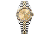 Rolex DateJust 41mm 126333 Oystersteel Jubilee Two Tone Champagne Dial