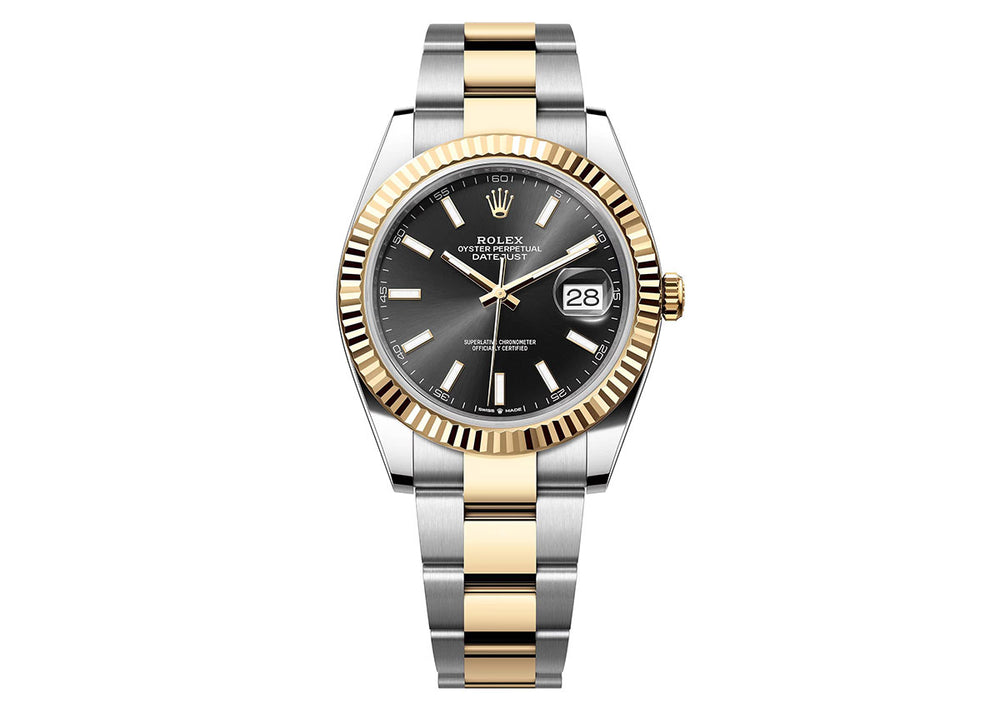 Rolex DateJust 41mm 126333 Oystersteel Two-Tone Black Dial