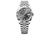 Rolex DateJust 41mm 126334 Oystersteel Jubilee Slate Diamond Dial