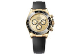 Rolex Cosmograph Daytona 40mm 126518 Yellow Gold Oysterflex Golden Dial