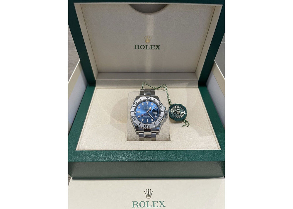 Rolex Yacht-Master Date 40mm 126622 Oystersteel Bright Blue Dial
