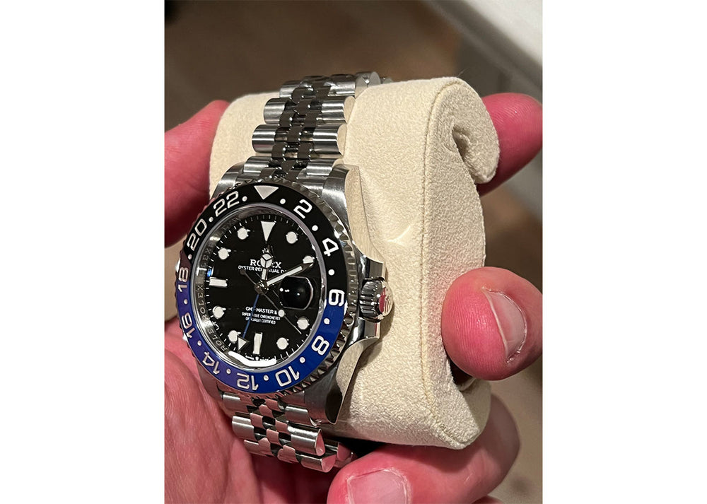 Rolex GMT-Master II 40mm 126710BLNR Batgirl Jubilee Black Dial