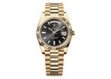 Rolex Day-Date 40mm 228238 Yellow Gold President Black Diamond Dial