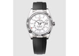 Rolex Sky-Dweller 42mm 336239 White Gold Oysterflex White Dial
