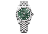 Rolex Sky Dweller 42mm 336934 Oystersteel Jubilee Mint Green Dial