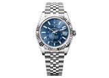 Rolex Sky-Dweller 42mm 336934 Oystersteel Jubilee Bright Blue Dial