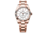 Rolex Sky-Dweller 42mm 336935 Everose Gold Oyster Intense White Dial