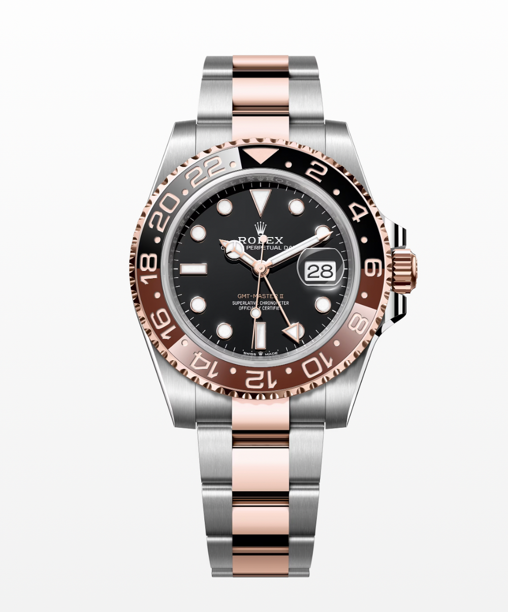 Rolex GMT-MasterII 40mm 126711CHNR Rootbeer Two-Tone Black Dial Unworn/Complete/2023