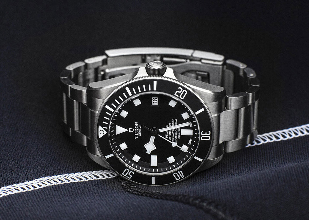 Tudor Pelagos 42mm 25600TN Titanium Bracelet Black Dial