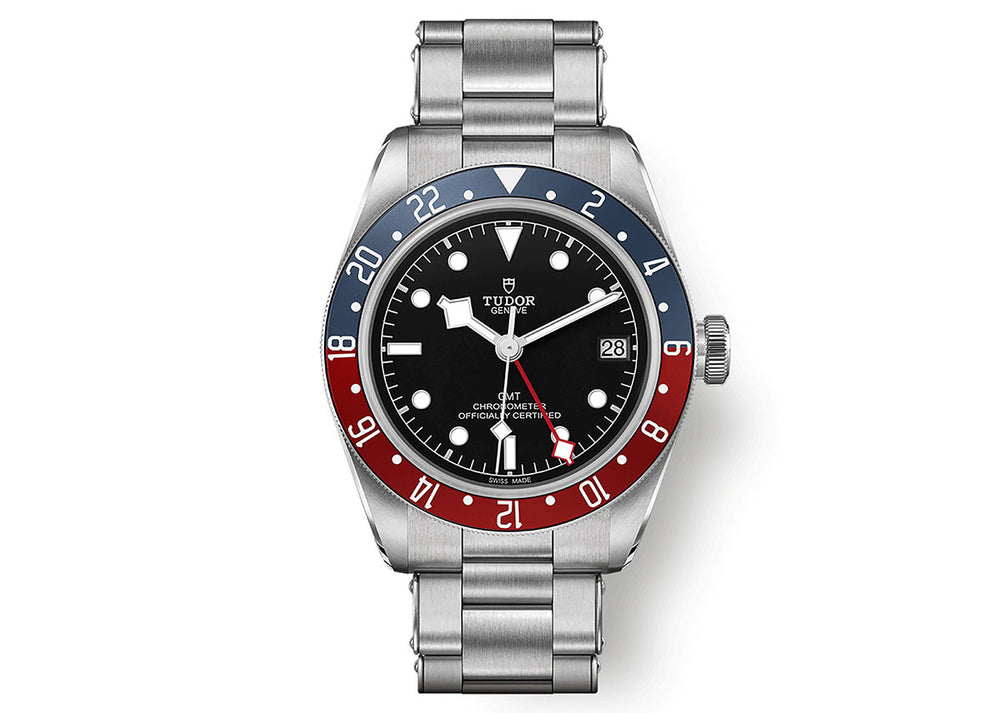 Tudor Black Bay GMT 41mm 79830rb Stainless Steel Bracelet Black Dial