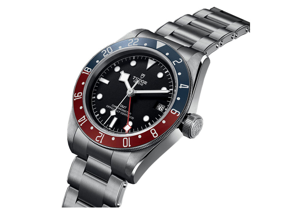 Tudor Black Bay GMT 41mm 79830rb Stainless Steel Bracelet Black Dial