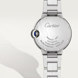 Cartier Ballon Bleu De Watch 33mm W4BB0021 Silver Dial Steel 5