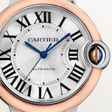Cartier Ballon Bleu De Watch 36mm W2BB0033 Silver Dial Gold And Steel 7