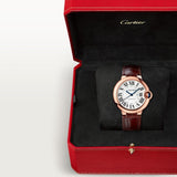 Cartier Ballon Bleu De Watch 36mm WGBB0009 White Dial Leather 7