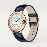 Cartier Ballon Bleu De Watch 36mm WGBB0053 White Dial Leather 3