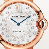 Cartier Ballon Bleu De Watch 36mm WGBB0053 White Dial Leather 7
