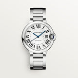 Cartier Ballon Bleu De Watch 36mm WSBB0048 White Dial Steel 