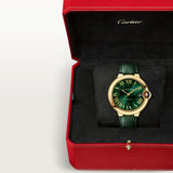 Cartier Ballon Bleu De Watch 40mm WGBB0062 Green Dial Leather 5