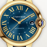 Cartier Ballon Bleu De Watch 40mm WGBB0063 Blue Dial Leather 4