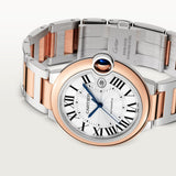 Cartier Ballon Bleu De Watch 42mm W2BB0034 White Dial Steel 5