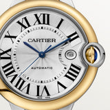 Cartier Ballon Bleu De Watch 42mm W2BB0039 Silver Dial Gold And Steel 6