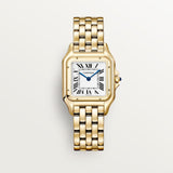 Cartier Panth&egrave;re De Watch 36.5mm WGPN0058 White Dial Yellow Gold 