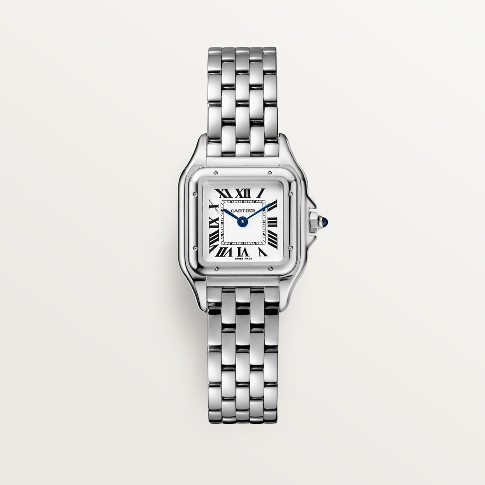 Cartier Panthere De 30.3mm WSPN0013 Roman Silver Dial Steel 