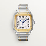 Cartier Santos De 35.1 mm W2SA0016 Silvered Opaline Dial Steel Unworn/ Complete/2024 