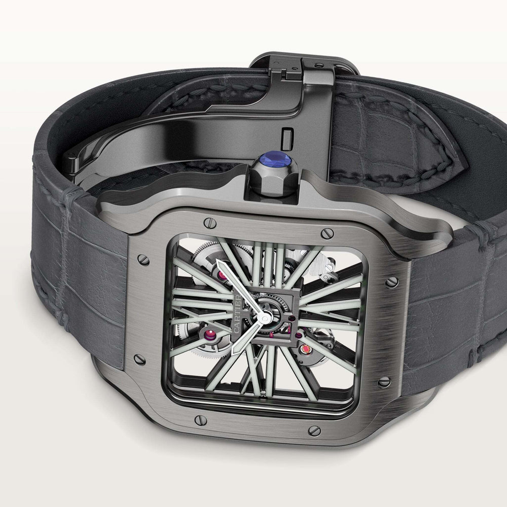 Cartier Santos De 39.7 mm WHSA0009 Leather Unworn/ Complete/2024  5