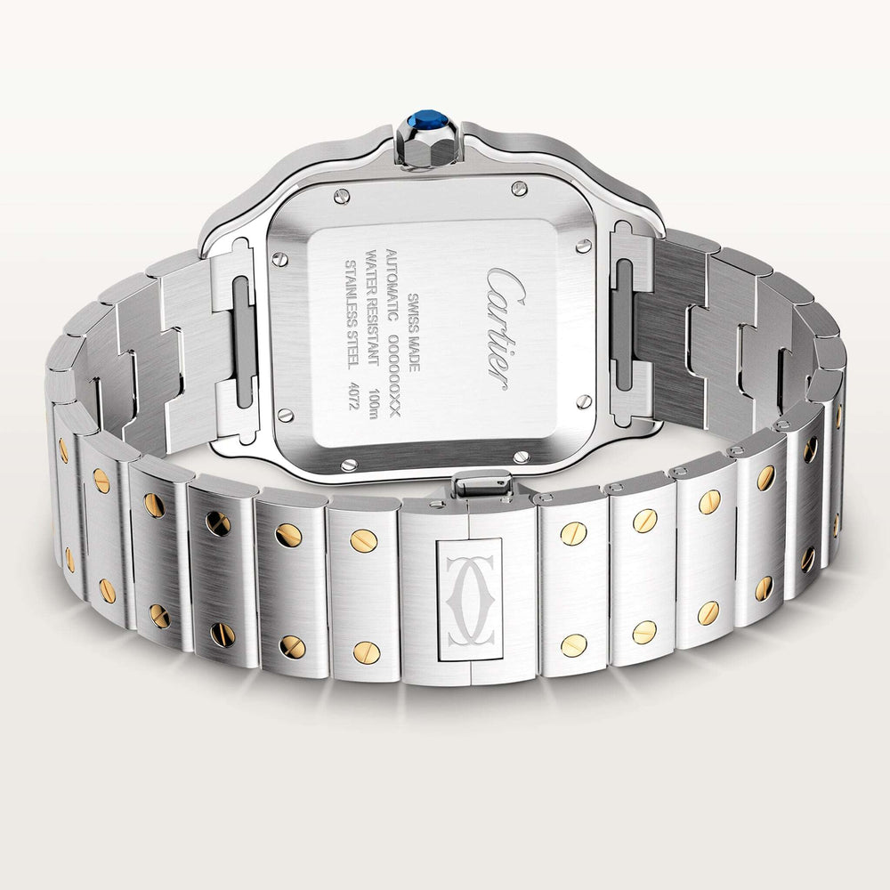 Cartier Santos De 39.8 mm W2SA0009 Silvered Opaline Dial Steel Unworn/ Complete/2024  10