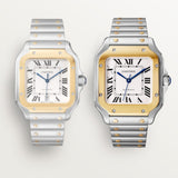 Cartier Santos De 39.8 mm W2SA0009 Silvered Opaline Dial Steel Unworn/ Complete/2024  11