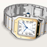 Cartier Santos De 39.8 mm W2SA0009 Silvered Opaline Dial Steel Unworn/ Complete/2024  8