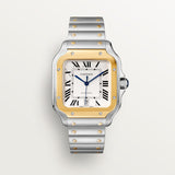Cartier Santos De 39.8 mm W2SA0009 Silvered Opaline Dial Steel Unworn/ Complete/2024 
