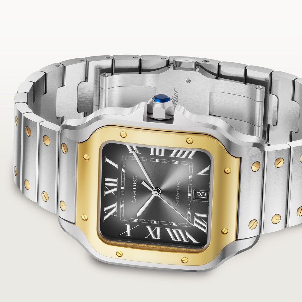 Cartier Santos De 39.8 mm W2SA0030 Anthracite Gray Dial Steel Unworn/ Complete/2024 5