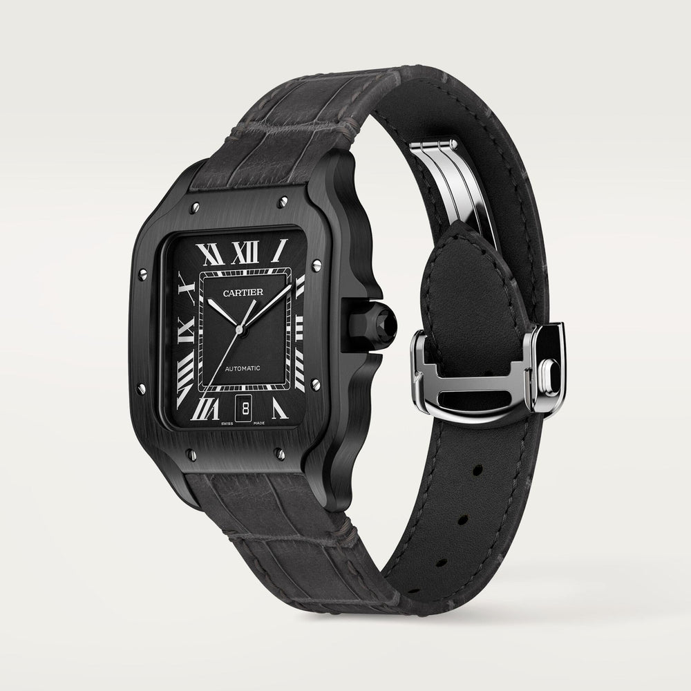 Cartier Santos De 39.8 mm WSSA0039 Black Dial Rubber Unworn/ Complete/2024  2