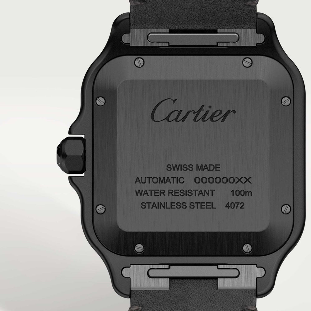 Cartier Santos De 39.8 mm WSSA0039 Black Dial Rubber Unworn/ Complete/2024  4