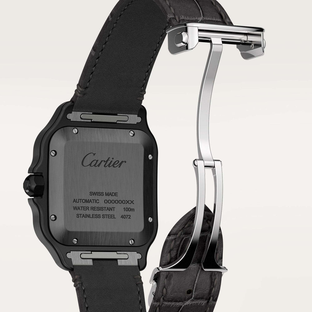 Cartier Santos De 39.8 mm WSSA0039 Black Dial Rubber Unworn/ Complete/2024  6