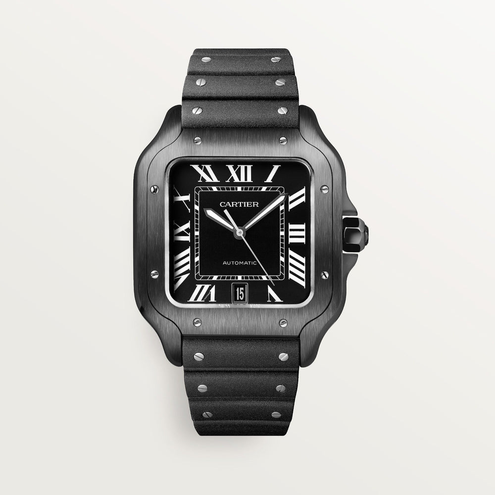 Cartier Santos De 39.8 mm WSSA0039 Black Dial Rubber Unworn/ Complete/2024  7
