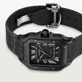 Cartier Santos De 39.8 mm WSSA0039 Black Dial Rubber Unworn/ Complete/2024  8