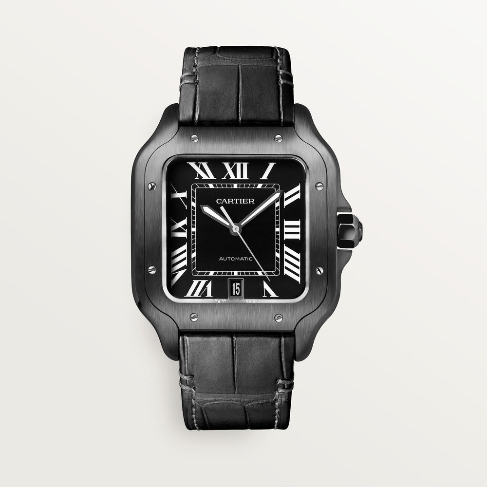 Cartier Santos De 39.8 mm WSSA0039 Black Dial Rubber Unworn/ Complete/2024 