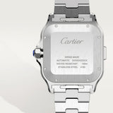Cartier Santos De Chronograph Watch 51.3mm W2SA0008 Silver Dial Steel 4