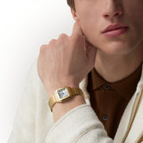 Cartier Santos De Watch 34.5mm WGSA0107 White Dial Yellow Gold 2