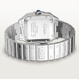 Cartier Santos De Watch 47.5mm WSSA0018 Silver Dial Steel 10