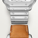 Cartier Santos De Watch 47.5mm WSSA0018 Silver Dial Steel 5